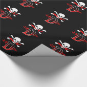Papier Cadeau Initiale de monogramme du jolly roger D (Coin)