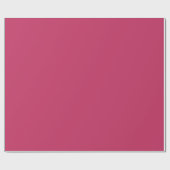 Papier Cadeau Innuendo rose foncé, couleur solide Rose rose (Plat)