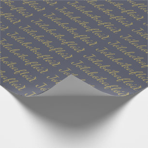 Papier Cadeau Inondation de livre de Noël de gris d'ardoise de