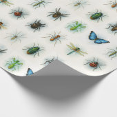 Papier Cadeau Insect collection watercolor paintings bug art  (Coin)