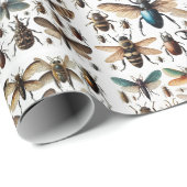 Papier Cadeau Insectes (Coin rond)