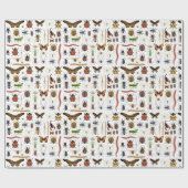 Papier Cadeau Insectes Bugs (Plat)