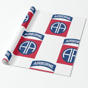 Papier Cadeau Insigne de la 82e division aéroportée Vétéran mili
