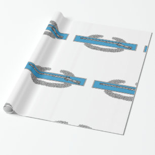 Papier Cadeau Insigne de l'infanterie de combat de l'armée CIB V