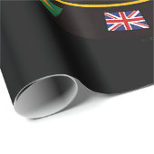 Papier Cadeau Insigne de mission spatiale (Coin rond)