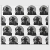 Papier Cadeau Inspecteur de cinéma (Plat)