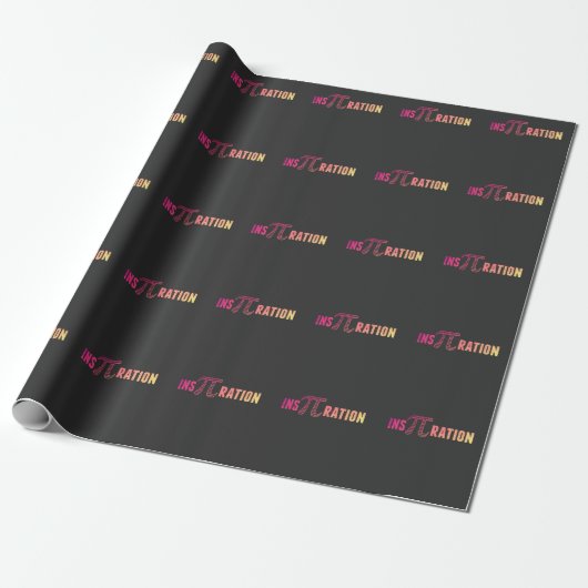 Papier Cadeau InsPiration 3.14 Équations mathématiques Nombre ir (Déroulé)