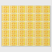 Papier Cadeau Inspiré par Christian (Plat)