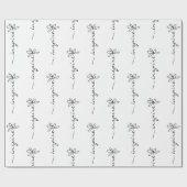 Papier Cadeau inspirer l'art des gribouillis (Plat)