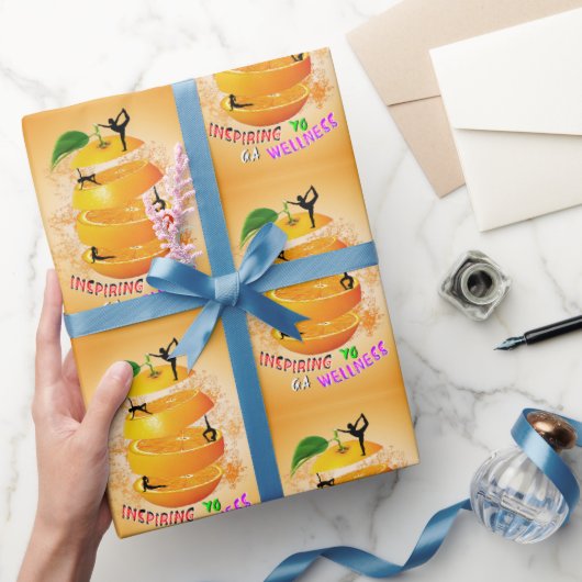 Papier Cadeau Inspirer le bien-être Yoga (Cadeaux)