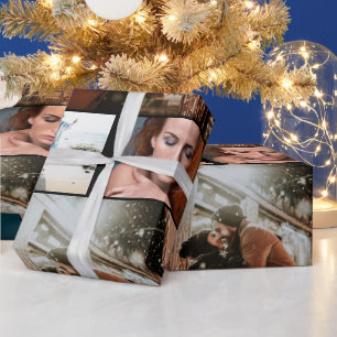 Papier Cadeau Instagram 9 photo collage amis famille entreprise