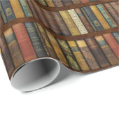 Papier Cadeau Instant Library Bookcase de Monsieur (Coin rond)