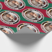 Papier Cadeau Instant Santa! Just add your face.  Wrapping Paper (Coin)