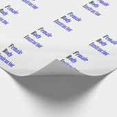 Papier Cadeau Instructeur de corps féminin (Coin)