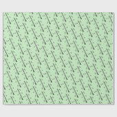 Papier Cadeau Instrument de musique de hautbois (Plat)