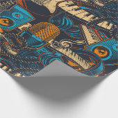 Papier Cadeau Instruments de musique (Coin)