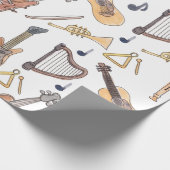 Papier Cadeau Instruments de musique (Coin)