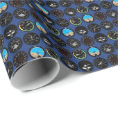 Papier Cadeau Instruments financiers (Coin rond)