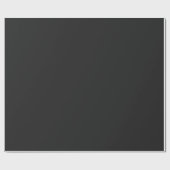 Papier Cadeau Intemporel - Carbone noir foncé papier d'enveloppe (Plat)