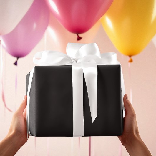 Papier Cadeau Intemporel - Carbone noir foncé papier d'enveloppe
