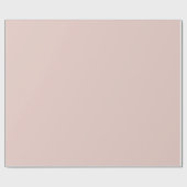 Papier Cadeau Intemporel - Papier d'enveloppement beige rose (Plat)