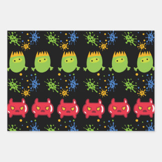 Papier cadeau intergalactique Alien