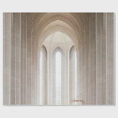 PAPIER CADEAU INTÉRIEUR CATHÉDRALE VIDE (Plat)