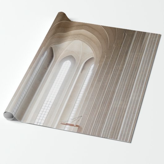 PAPIER CADEAU INTÉRIEUR CATHÉDRALE VIDE (Déroulé)