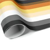 Papier Cadeau International Bear Brotherhood Pride (Coin rond)