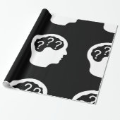 Papier Cadeau Interrogations sur le papier d'emballage (Déroulé)