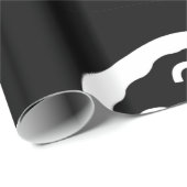 Papier Cadeau Interrogations sur le papier d'emballage (Coin rond)