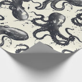 Papier Cadeau Intriguant le papier d'emballage octopi (Coin)