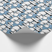 Papier Cadeau Inukshuk Art Wrapper Paper Vancouver Gift Paper (Coin)