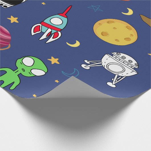 Papier Cadeau Invasion complète de l'espace couleur (Coin)