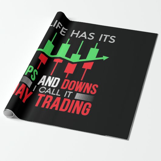 Papier Cadeau Investor I Call It Day Trading (Déroulé)