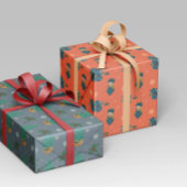 Papier Cadeau Invierno acogedor con té caliente y pastas