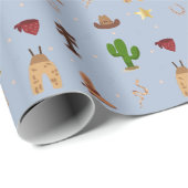 Papier Cadeau Invitation d'Anniversaire de enfant du premier rod (Coin rond)