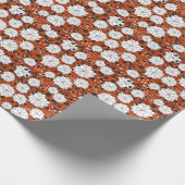 Papier Cadeau Invitation Florale : Mariage Abstrait (Coin)