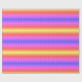 Papier Cadeau Ipanema Arc-en-ciel Hypnotique Diamant Moderne Pop (Plat)