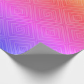 Papier Cadeau Ipanema Arc-en-ciel Hypnotique Diamant Moderne Pop (Coin)