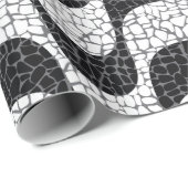 Papier Cadeau Ipanema / Copacabana Boardwalk (Coin rond)