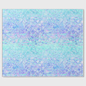Papier Cadeau iridescence glaciale : (Plat)