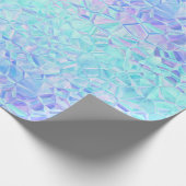 Papier Cadeau iridescence glaciale : (Coin)
