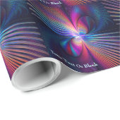 Papier Cadeau Iridescence structurelle (Coin rond)