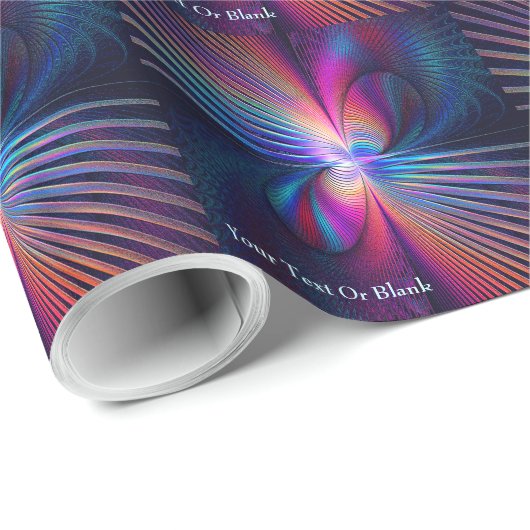 Papier Cadeau Iridescence structurelle (Coin rond)