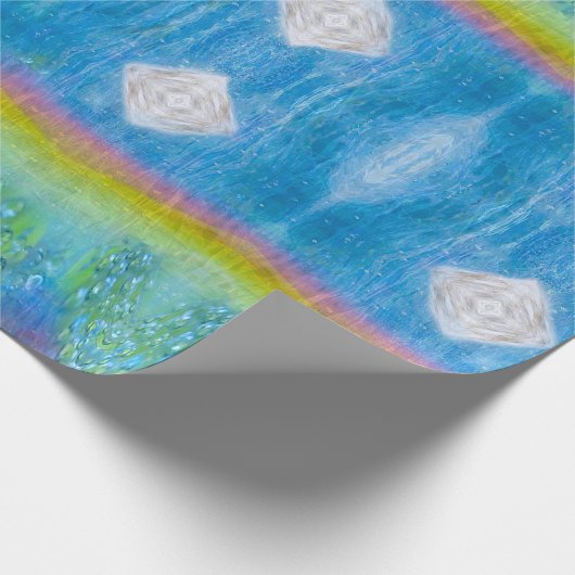 Papier Cadeau Iridescent, Sparkly, Rainbow Light (Coin)