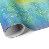 Papier Cadeau Iridescent, Sparkly, Rainbow Light (Coin rond)