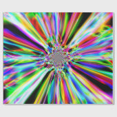 Papier Cadeau Iridescente Chrome Dix (Plat)
