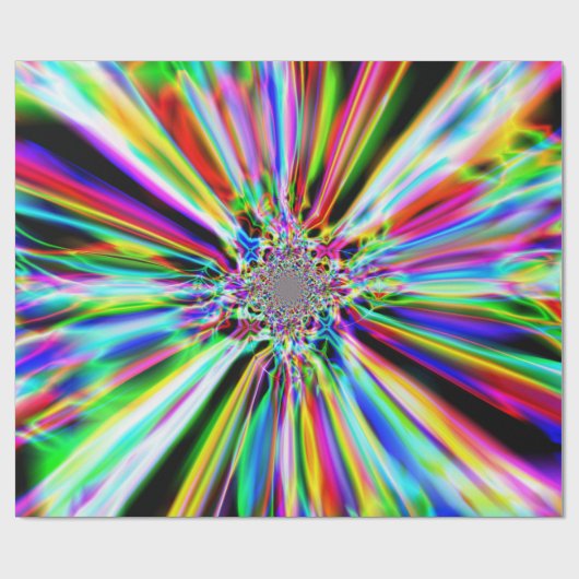 Papier Cadeau Iridescente Chrome Dix (Plat)