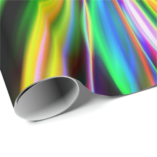 Papier Cadeau Iridescente Chrome Dix (Coin rond)